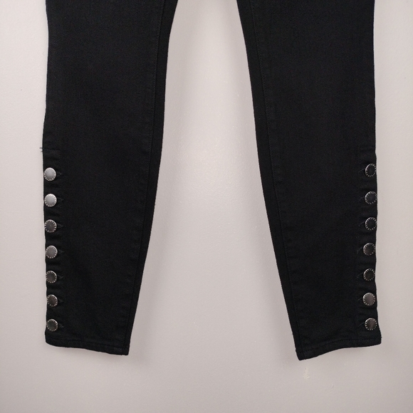 NWOT L'AGENCE Piper High Rise Skinny in Saturated Black Sz. 25 - Picture 5 of 9